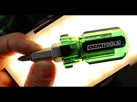 Emerald Beauty: The OEM 6-in-1 Stubby Driver with 7/16" advantage over Klein