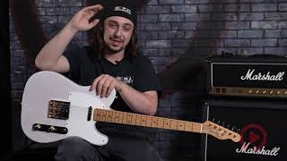 Video thumbnail for FENDER LIMITED EDITION AMERICAN ORIGINAL '50S TELECASTER ELECTRIC GUITAR, WHITE BLONDE by Replay Guitar Exchange