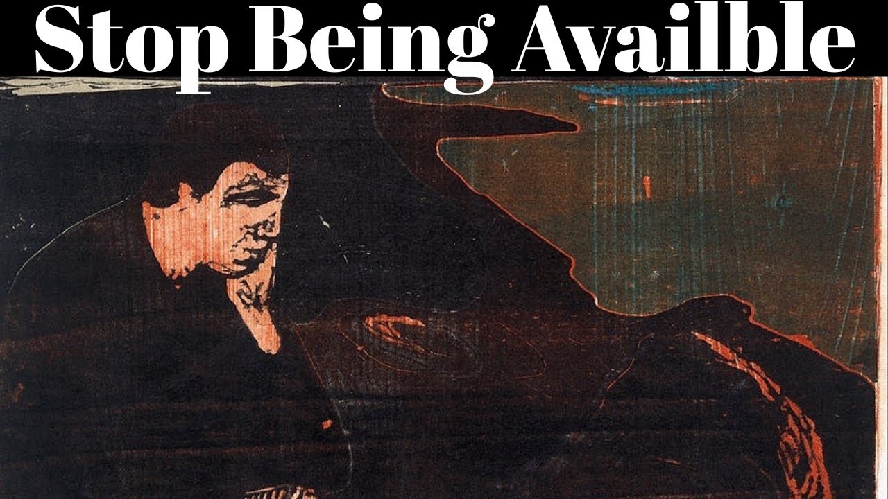 When You Stop Being Available, Everything Changes – Carl Jung