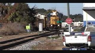 preview picture of video 'Railfanning Bushnell-Plant City 01/11/10 Part III'