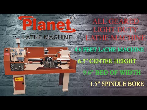 9 Feet Heavy Duty All Geared Lathe Machine