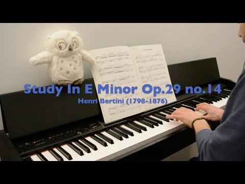 Henri Bertini - Study In E Minor, Op.29 no.14, piano