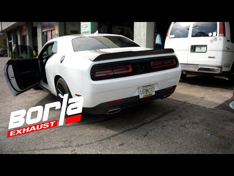 2023 Dodge Challenger GT V6 Borla Atak exhaust system **WOW**