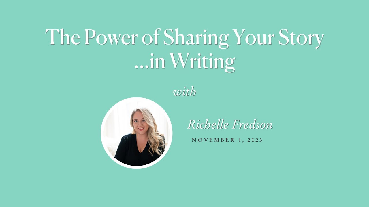 The Power of Sharing Your Story in Writing