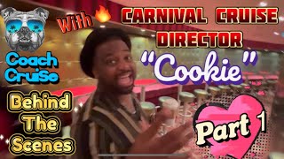 COOKIE, CARNIVAL CRUISE DIRECTOR, BEHIND THE SCENES, DAY IN THE LIFE PART 1, #Family #CarnivalCruise