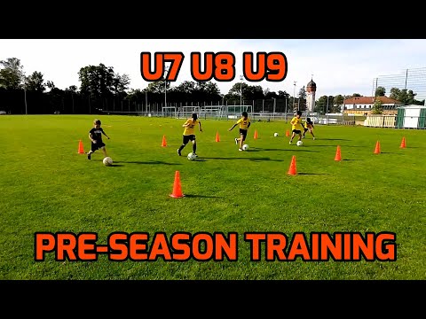 Full Pre-Season Football Training ⚽️ U7 - U8 - U9 🔥 Предсезонная Подготовка