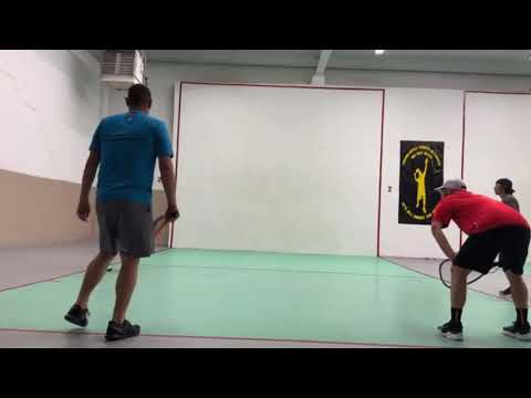 Racquetball. 1 wall.