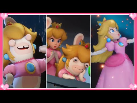 💗 Mario + Rabbids Sparks of hope (Peach and rabbid Peach Showcase Moments) 💗
