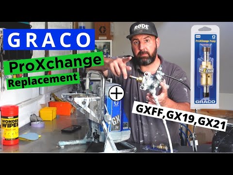 How to fit a Graco ProXchange Pump - GXff GX21 GX19 Sprayer