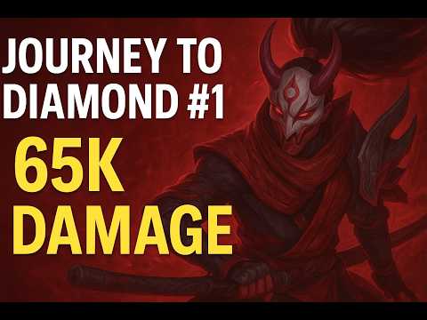 Journey to Diamond #1│65K DMG CARRY IN 1st Placement Game│Placement Game 1