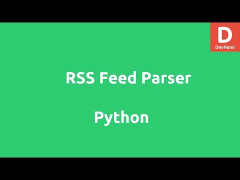 RSS Feedparser in Python