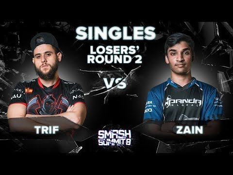Trif vs Zain - Losers' Round 2: Melee Singles - Smash Summit 8 | Peach vs Marth