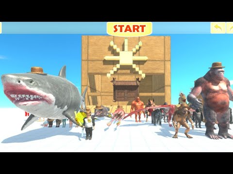 SHERIFF MEGALODON + AQUATICS + SHERIFF SLOW MO + INVADE THE CAMP THE SCOUT GORO + WEREWOLF - ARBS