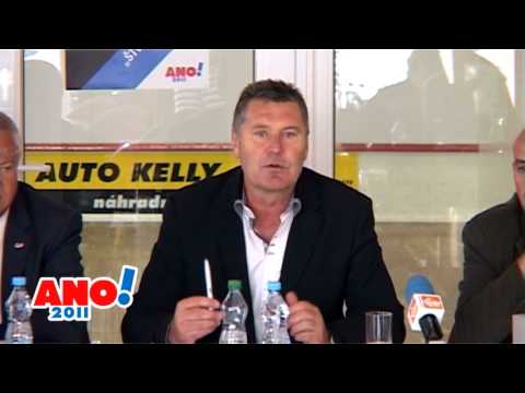 ANO 2011 -  Tisková konference Františka Petrtýla v Mladé Boleslavi z 13. 9. 2012