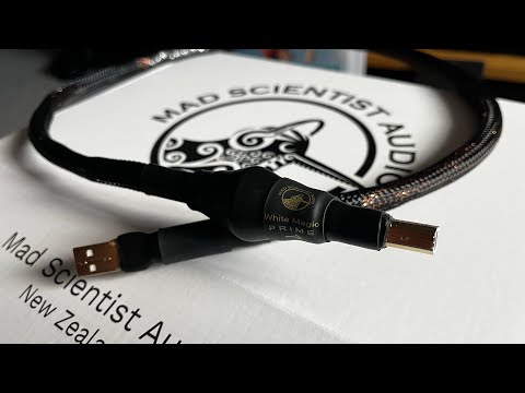 Mad Scientist White Magic Prime / High end USB cable - Music:Drown by ZABO