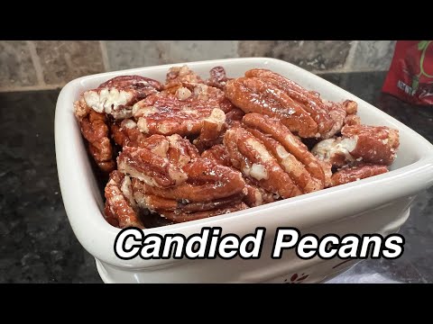 Easy Candied Pecan Recipe/ Twisted Mikes
