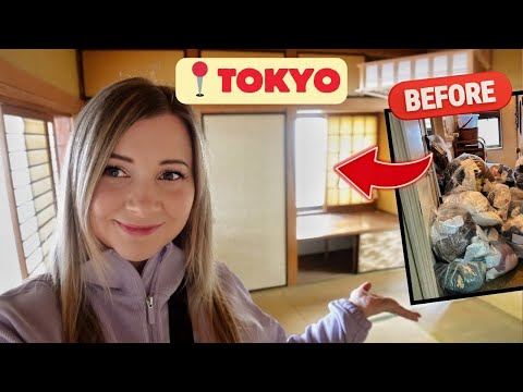 我們清空了這座廢棄的東京房屋...看看現在！😳 (We Emptied This Abandoned TOKYO House... Look at it Now! 😳)