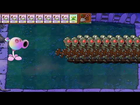 Plants Vs Zombies Hack | 99 Gatling Pea - Tall Nut Vs 9999 Giga-Gargantuar All Zombies Battlez