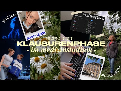 The VERY LAST exam period in medicine 🤯 Notion study plan & Billie Eilish eyeliner tutorial | VLOG