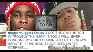Plies Changes Caption Calling Young Thug Daughter a &quot;BIH&quot; But Leaves Video Up.