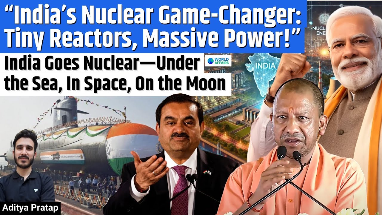 Adani Group Enters Nuclear Power! India’s Nuclear Revolution! $2B SMR Mission Unfolds
