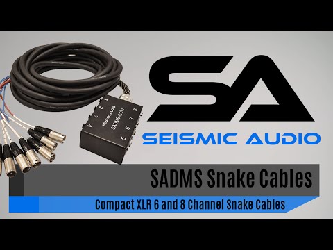 Seismic Audio 6 Channel Compact Sub Snake - 30 Feet Pro Audio Drop Snake image 4