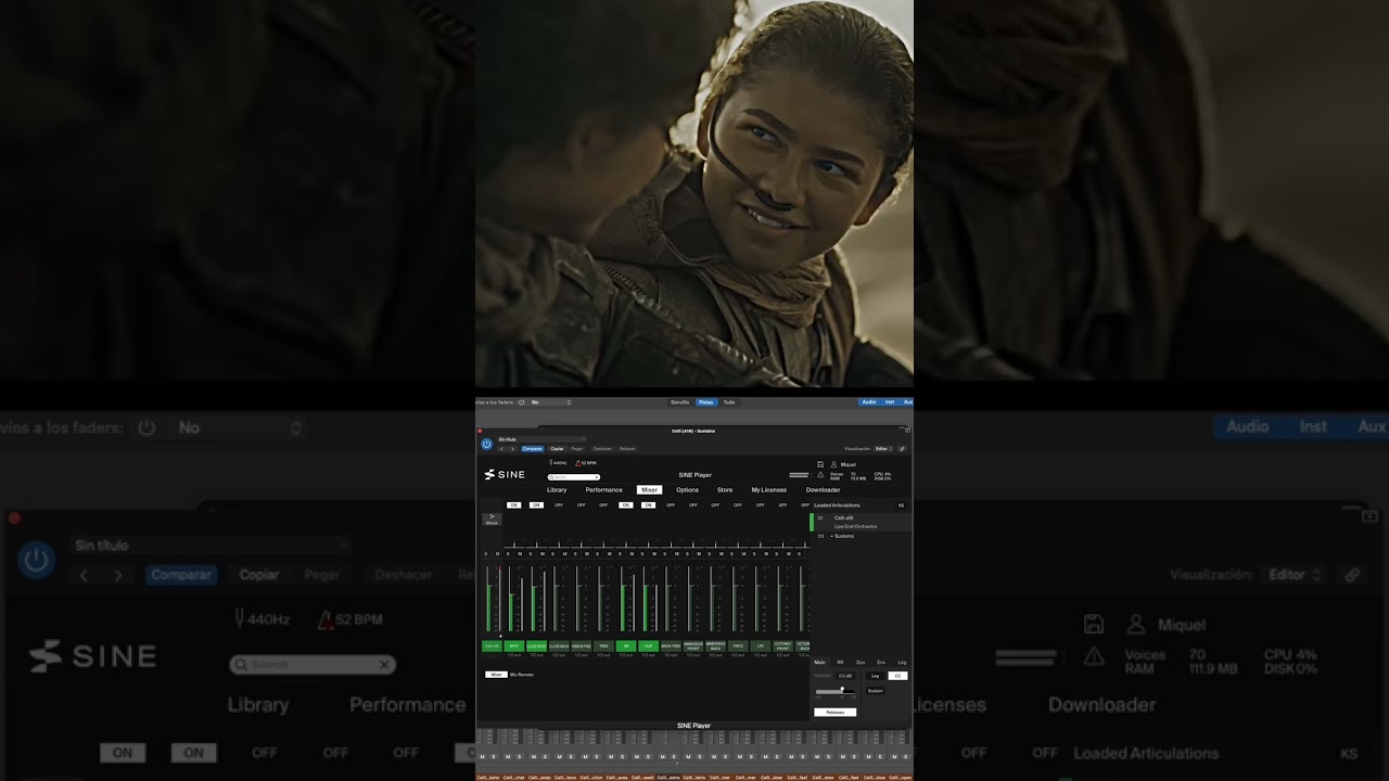 Demo reel - rescoring de DUNE