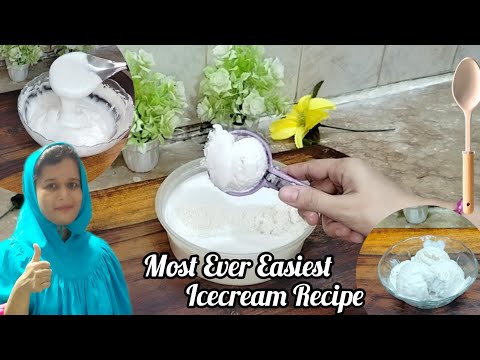 Vanilla Icecream||Only 3 Ingredients Vanilla Icecream||Most Easiest Icecream Ever