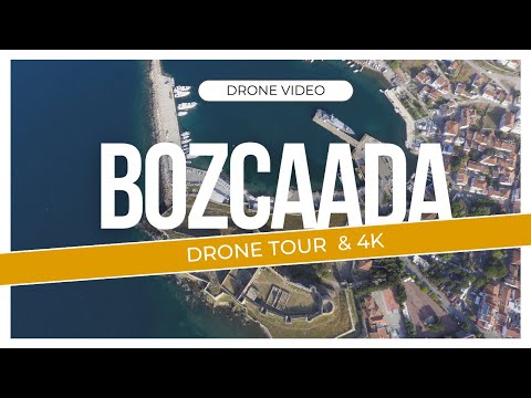 Bozcaada’nın Havadan 4K Görünümü