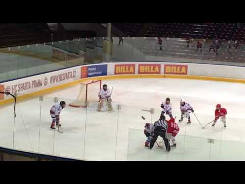 Sascha Pitaev, Goalie, U12 Jungadler Mannheim at international elite tournament in Prag