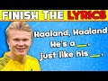 FINISH THE LYRICS - 25 Most Popular Football Songs EVER 🎵 | Ronaldo Song, Messi Song, Haaland Song