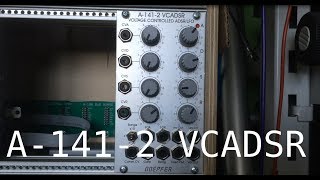 Video thumbnail for Doepfer A-141-2 VCADSR Demo / Overview (with Oscilloscope) by pheelia
