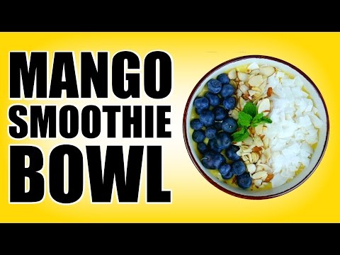 MANGO + TURMERIC SMOOTHIE BOWL RECIPE | Healthy Smoothies #4