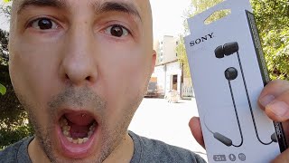 Video thumbnail for Sony WI-C100 Wireless In Ear Headphones review and sound test by Crazy Bulgarian