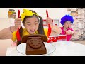 Emma Pretend Play Real vs Fake Chocolate Food Challenge | Cooking Chocolates Food Toys
