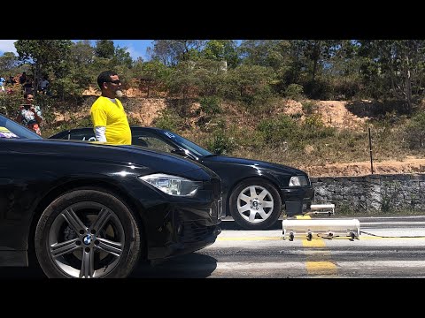 4ªEtapa da prova de arrancada na Cetrel - Bmw 320I fazendo temporal
