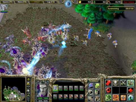 Warcraft 3 Reign of Chaos: Undead Chapter 8 - Under the Burning Sky (Hard Mode) Part 2/4