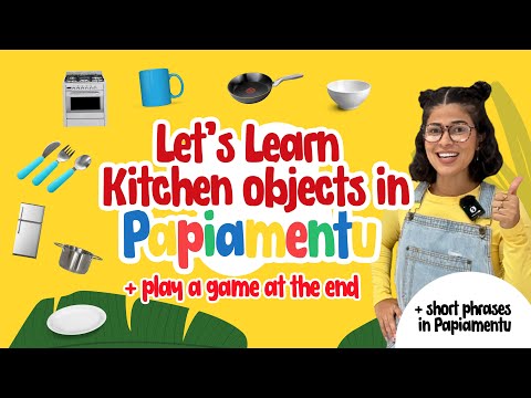 Learn Kitchen Words & Phrases in Papiamentu | Everyday Conversations + Fun Game at the End