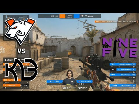 МАТЧ ЗА ВЫХОД В ЧЕТВЕРТЬФИНАЛ! Virtus.pro vs K23 - Nine to Five 5 - ЛУЧШИЕ МОМЕНТЫ CSGO