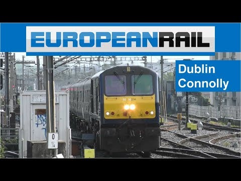 Irish Rail Belmond Grand Hibernian Train - Locos 216 & 081 at Dublin Connolly