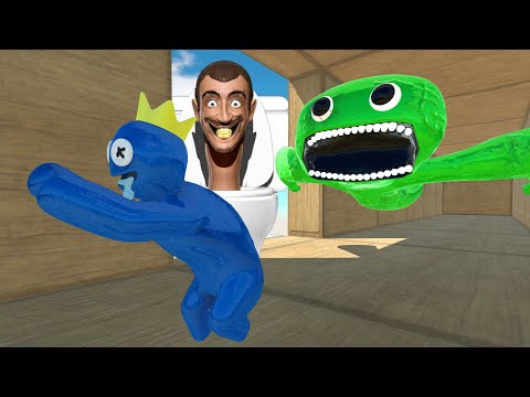 Run Away From The Skibiti Toilet in The Tunnel - Animal Revolt Battle Simulator