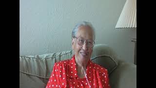 Video screen capture: Mildred  Thomason