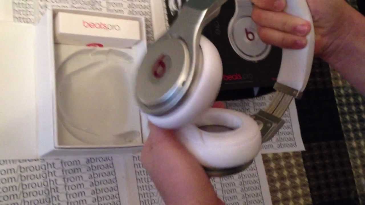 Наушники Beats Pro, белые