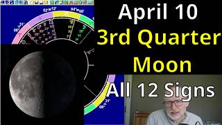 Fri April 10 2026: Astrology, ALL 12 SIGNS, Last Quarter Moon