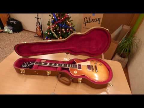 Gibson Les Paul Traditional 2016 Light Burst (распаковка/unboxing)