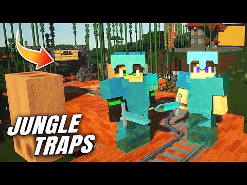 EXPLORING JUNGLE TEMPLE NEAR OUR OLD BASE | MINECRAFT SURVIVAL | A Bit-Beast
