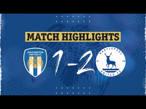 Colchester United v Hartlepool United highlights