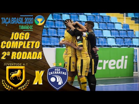 JOGO COMPLETO Juventude A. G. X Foz Cataratas | 2ª Rodada | Taça Brasil de Futsal 2020 (16/02/2021)