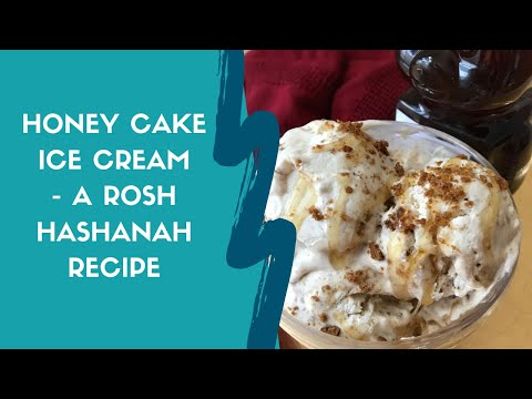 Honey Cake Ice Cream / Rosh Hashanah Recipe / Cooking with Kids