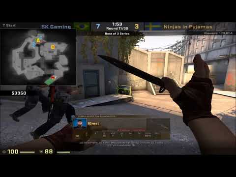 POV - f0rest (NiP)(26-15) vs SK / overpass / IEM Oakland Semifinal